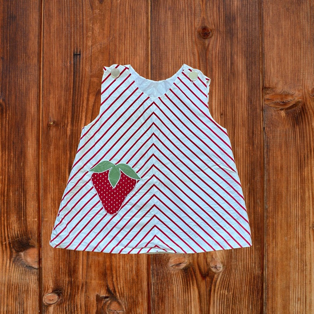 Vintage Kids Strawberry Dress